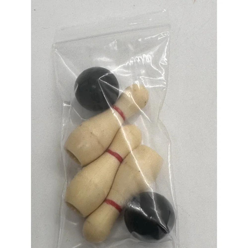 Wilton Bowling Cake Toppers 1974‎ WEI Mini Pins Balls Vintage Cake Decor Set